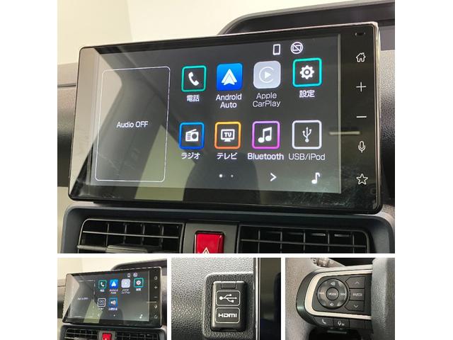 タントＸ　９型ディスプレイオーディオ　Ｂカメラ　前席シートヒーター衝突被害軽減ブレーキ　コーナーセンサー　９インチディスプレイオーディオ　フルセグ　Ｂｌｕｅｔｏｏｔｈ　バックカメラ　左側電動スライドドア　前席シートヒーター　ＬＥＤ　スマートキー　エコアイドル（滋賀県）の中古車