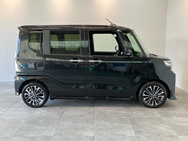 タントカスタムＲＳ　９型ディスプレイオーディオ　届出済未使用車衝突被害軽減ブレーキ　コーナーセンサー　ＬＥＤ　両側電動スライドドア　前席シートヒーター　オートエアコン　　９インチディスプレイオーディオ　Ｂｌｕｅｔｏｏｔｈ　ＵＳＢ　バックカメラ　オートライト（滋賀県）の中古車