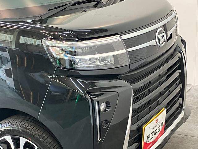 タントカスタムＲＳ　９型ディスプレイオーディオ　届出済未使用車衝突被害軽減ブレーキ　コーナーセンサー　ＬＥＤ　両側電動スライドドア　前席シートヒーター　オートエアコン　　９インチディスプレイオーディオ　Ｂｌｕｅｔｏｏｔｈ　ＵＳＢ　バックカメラ　オートライト（滋賀県）の中古車