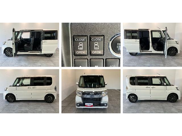 タントカスタムＲＳトップエディションＳＡ２　フルセグナビ　Ｂカメラ衝突被害軽減ブレーキ　スマアシ２　フルセグナビ　Ｂｌｕｅｔｏｏｔｈ　ＤＶＤ再生　ＵＳＢ　バックカメラ　両側電動スライドドア　ＬＥＤ　オートライト　スマートキー　エコアイドル（滋賀県）の中古車