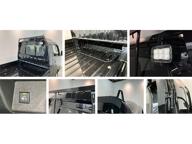 ハイゼットトラックジャンボエクストラ　４ＷＤ　ＬＥＤ　ＣＶＴ車　届出済未使用車衝突被害軽減ブレーキ　コーナーセンサー　ＬＥＤヘッドライト　スマートキー　パワーウインドウ　デフロック　荷台作業灯　パートタイム４ＷＤ　電動格納式ドアミラー　トップシェイドガラス　届出済未使用車（滋賀県）の中古車