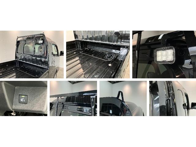 ハイゼットトラックジャンボエクストラ　４ＷＤ　ＬＥＤ　ＣＶＴ　届出済未使用車衝突被害軽減ブレーキ　コーナーセンサー　ＬＥＤヘッドライト　スマートキー　パワーウインドウ　デフロック　荷台作業灯　電動格納式ドアミラー　トップシェイドガラス　パートタイム４ＷＤ　届出済未使用車（滋賀県）の中古車