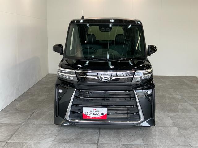 タントカスタムＲＳ　ターボ　ＣＤステレオ　車検整備付衝突被害軽減ブレーキ　スマアシ　コーナーセンサー　ＬＥＤ　スマートキー　両側電動スライドドア　前席シートヒーター　オートエアコン　ナビ取付時用バックカメラ　エコアイドル（滋賀県）の中古車