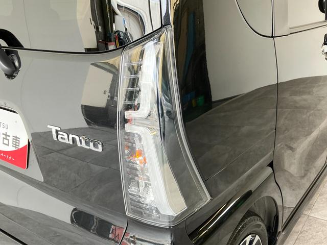タントカスタムＲＳ　ターボ　ＣＤステレオ　車検整備付衝突被害軽減ブレーキ　スマアシ　コーナーセンサー　ＬＥＤ　スマートキー　両側電動スライドドア　前席シートヒーター　オートエアコン　ナビ取付時用バックカメラ　エコアイドル（滋賀県）の中古車