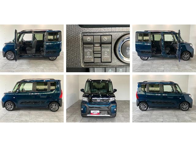 タントファンクロス　ディスプレイオーディオ　車検整備付衝突被害軽減ブレーキ　コーナーセンサー　ディスプレイオーディオ　ＵＳＢ　バックカメラ　両側電動スライドドア　前席シートヒーター　ＬＥＤ　オートライト　オートエアコン　スマートキー　エコアイドル（滋賀県）の中古車