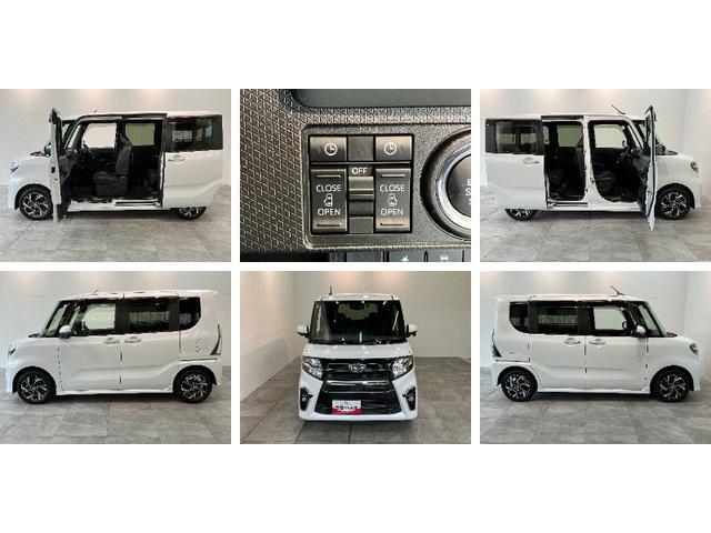 タントカスタムＸセレクション　ナビ　パノラマカメラ　ドラレコ衝突被害軽減ブレーキ　スマアシ　コーナーセンサー　ＬＥＤ　スマートキー　両側電動スライドドア　前席シートヒーター　フルセグナビ　ＤＶＤ　Ｂｌｕｅｔｏｏｔｈ　ＵＳＢ　パノラマカメラ　ナビ連動前後ドラレコ（滋賀県）の中古車
