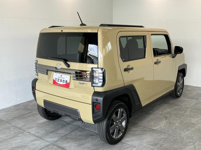 タフトＧ　ダーククロムベンチャー　クルコン　届出済未使用車衝突被害軽減ブレーキ　コーナーセンサー　バックカメラ（ナビ装着時用）　クルーズコントロール　前席シートヒーター　ＬＥＤ　オートライト　スカイフィールトップ　スマートキー　エコアイドル　届出済未使用車（滋賀県）の中古車