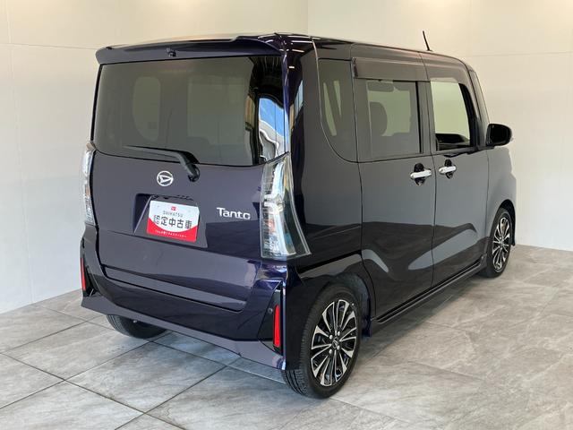 タントカスタムＲＳ　ディスプレイオーディオ　Ｂカメラ　車検整備付衝突被害軽減ブレーキ　コーナーセンサー　ターボ　ディスプレイオーディオ　ＵＳＢ　バックカメラ　両側電動スライドドア　前席シートヒーター　電動パーキングブレーキ　ＬＥＤヘッド　スマートキー　エコアイドル（滋賀県）の中古車