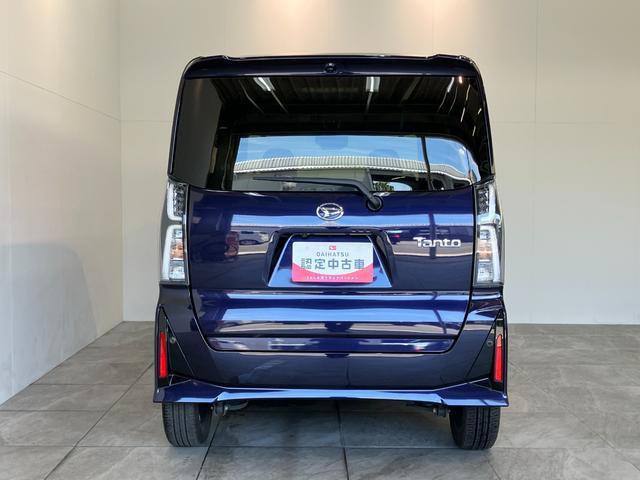 タントカスタムＲＳ　ディスプレイオーディオ　Ｂカメラ　車検整備付衝突被害軽減ブレーキ　コーナーセンサー　ターボ　ディスプレイオーディオ　ＵＳＢ　バックカメラ　両側電動スライドドア　前席シートヒーター　電動パーキングブレーキ　ＬＥＤヘッド　スマートキー　エコアイドル（滋賀県）の中古車