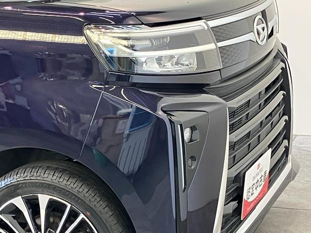 タントカスタムＲＳ　ディスプレイオーディオ　Ｂカメラ　車検整備付衝突被害軽減ブレーキ　コーナーセンサー　ターボ　ディスプレイオーディオ　ＵＳＢ　バックカメラ　両側電動スライドドア　前席シートヒーター　電動パーキングブレーキ　ＬＥＤヘッド　スマートキー　エコアイドル（滋賀県）の中古車