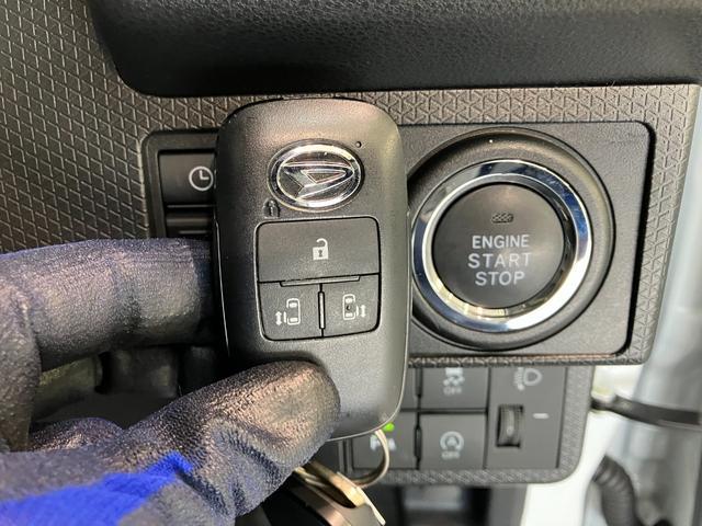 タントファンクロス ディスプレイオーディオ 両側電動スライドドア衝突被害軽減ブレーキ スマアシ コーナーセンサー ディスプレイオーディオ バックカメラ 両側電動スライドドア 前席シートヒーター LED オートライト スマートキー エコアイドル 車検整備付(滋賀県)の中古車