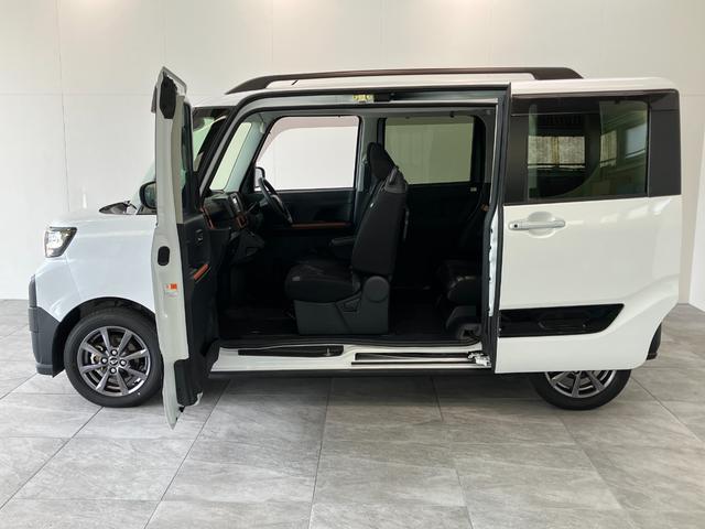 タントファンクロス ディスプレイオーディオ 両側電動スライドドア衝突被害軽減ブレーキ スマアシ コーナーセンサー ディスプレイオーディオ バックカメラ 両側電動スライドドア 前席シートヒーター LED オートライト スマートキー エコアイドル 車検整備付(滋賀県)の中古車