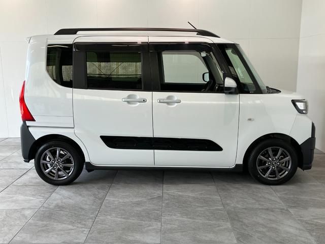 タントファンクロス ディスプレイオーディオ 両側電動スライドドア衝突被害軽減ブレーキ スマアシ コーナーセンサー ディスプレイオーディオ バックカメラ 両側電動スライドドア 前席シートヒーター LED オートライト スマートキー エコアイドル 車検整備付(滋賀県)の中古車