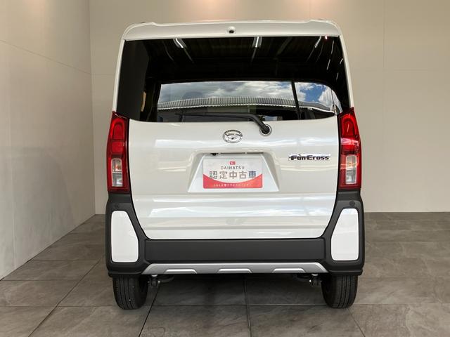 タントファンクロス ディスプレイオーディオ 両側電動スライドドア衝突被害軽減ブレーキ スマアシ コーナーセンサー ディスプレイオーディオ バックカメラ 両側電動スライドドア 前席シートヒーター LED オートライト スマートキー エコアイドル 車検整備付(滋賀県)の中古車