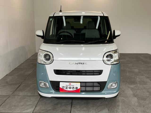 ムーヴキャンバスストライプスＧ　９型ディスプレイオーディオ　届出済未使用車衝突被害軽減ブレーキ　スマアシ　コーナーセンサー　ＬＥＤ　スマートキー　両側電動スライドドア　前席シートヒーター　９インチディスプレイオーディオ　フルセグ　Ｂｌｕｅｔｏｏｔｈ　バックカメラ（滋賀県）の中古車
