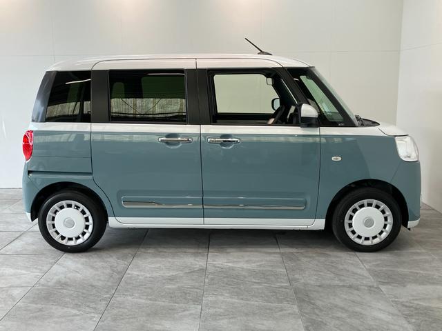 ムーヴキャンバスストライプスＧ　９型ディスプレイオーディオ　届出済未使用車衝突被害軽減ブレーキ　スマアシ　コーナーセンサー　ＬＥＤ　スマートキー　両側電動スライドドア　前席シートヒーター　９インチディスプレイオーディオ　フルセグ　Ｂｌｕｅｔｏｏｔｈ　バックカメラ（滋賀県）の中古車