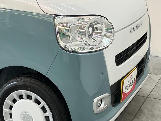 ムーヴキャンバスストライプスＧ　９型ディスプレイオーディオ　届出済未使用車衝突被害軽減ブレーキ　スマアシ　コーナーセンサー　ＬＥＤ　スマートキー　両側電動スライドドア　前席シートヒーター　９インチディスプレイオーディオ　フルセグ　Ｂｌｕｅｔｏｏｔｈ　バックカメラ（滋賀県）の中古車