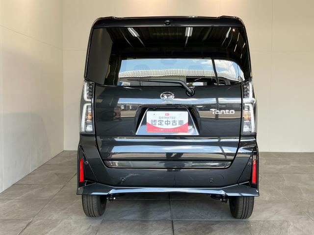 タントカスタムＸ　両側電動スライドドア　ＬＥＤ　届出済未使用車衝突被害軽減ブレーキ　コーナーセンサー　バックカメラ（ナビ装着時用）　両側電動スライドドア　前席シートヒーター　電動パーキングブレーキ　ＬＥＤ　オートライト　オートエアコン　スマートキー　エコアイドル（滋賀県）の中古車