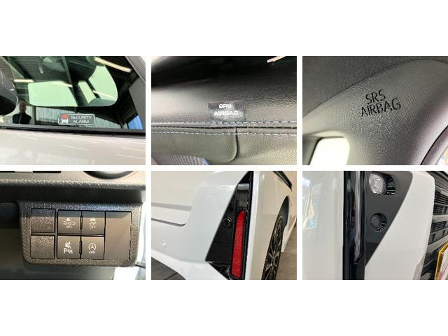 タントカスタムＲＳ　ターボ　両側電動スライドドア　届出済未使用車衝突被害軽減ブレーキ　スマアシ　コーナーセンサー　ターボ　ＬＥＤ　スマートキー　両側電動スライドドア　前席シートヒーター　オートエアコン　ナビ取付時用バックカメラ　オートライト　エコアイドル（滋賀県）の中古車