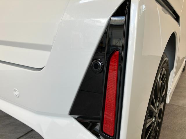 タントカスタムＲＳ　ターボ　両側電動スライドドア　届出済未使用車衝突被害軽減ブレーキ　スマアシ　コーナーセンサー　ターボ　ＬＥＤ　スマートキー　両側電動スライドドア　前席シートヒーター　オートエアコン　ナビ取付時用バックカメラ　オートライト　エコアイドル（滋賀県）の中古車