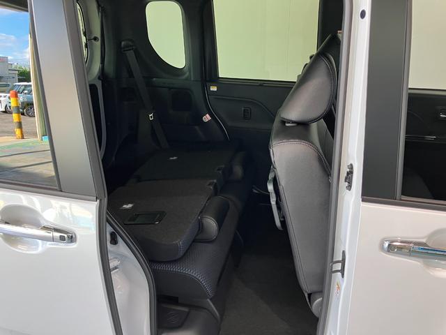 タントカスタムＲＳ　ターボ　両側電動スライドドア　届出済未使用車衝突被害軽減ブレーキ　スマアシ　コーナーセンサー　ターボ　ＬＥＤ　スマートキー　両側電動スライドドア　前席シートヒーター　オートエアコン　ナビ取付時用バックカメラ　オートライト　エコアイドル（滋賀県）の中古車