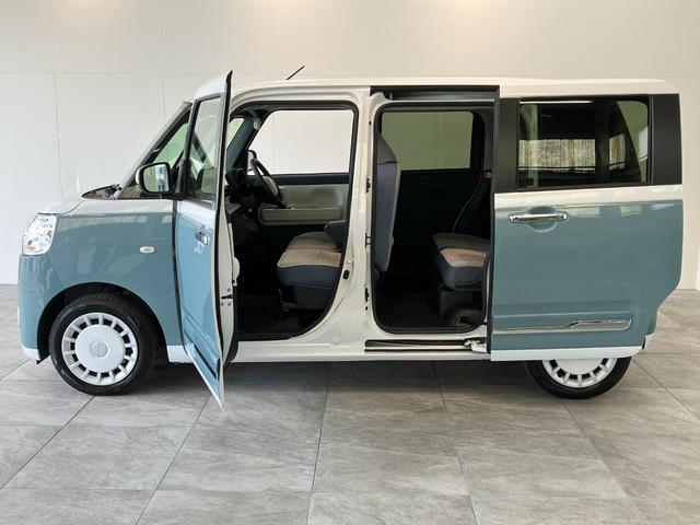 ムーヴキャンバスストライプスＧターボ　９型ディスプレイオーディオ　Ｂカメラ衝突被害軽減ブレーキ　コーナーセンサー　ＬＥＤ　スマートキー　両側電動スライド　レーダークルコン　前席シートヒーター　９型ディスプレイオーディオ　フルセグ　Ｂｌｕｅｔｏｏｔｈ　ＵＳＢ　バックカメラ（滋賀県）の中古車
