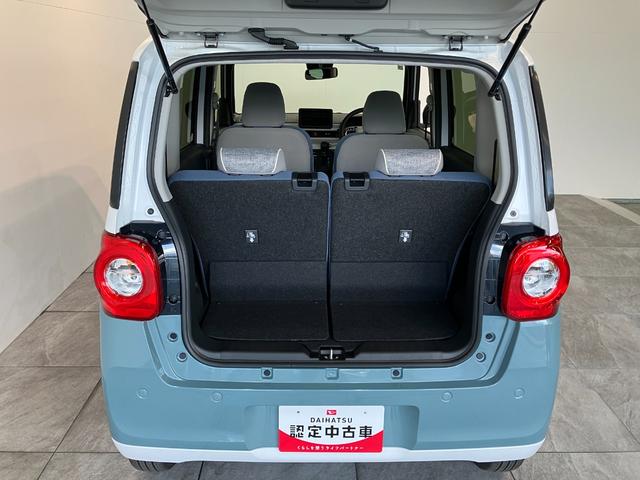 ムーヴキャンバスストライプスＧ　届出済未使用車　両側電動スライドドア衝突被害軽減ブレーキ　スマアシ　コーナーセンサー　ＬＥＤ　スマートキー　両側電動スライドドア　前席シートヒーター　オートエアコン　ナビ取付時用バックカメラ　オートライト（滋賀県）の中古車