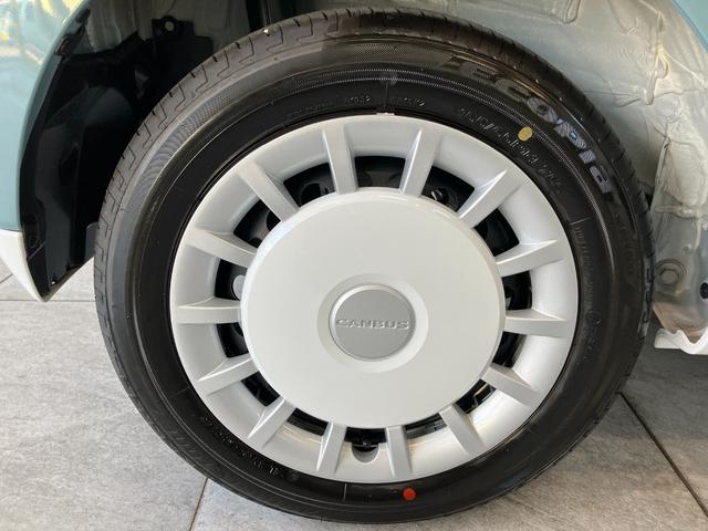 ムーヴキャンバスストライプスＧ　届出済未使用車　両側電動スライドドア衝突被害軽減ブレーキ　スマアシ　コーナーセンサー　ＬＥＤ　スマートキー　両側電動スライドドア　前席シートヒーター　オートエアコン　ナビ取付時用バックカメラ　オートライト（滋賀県）の中古車
