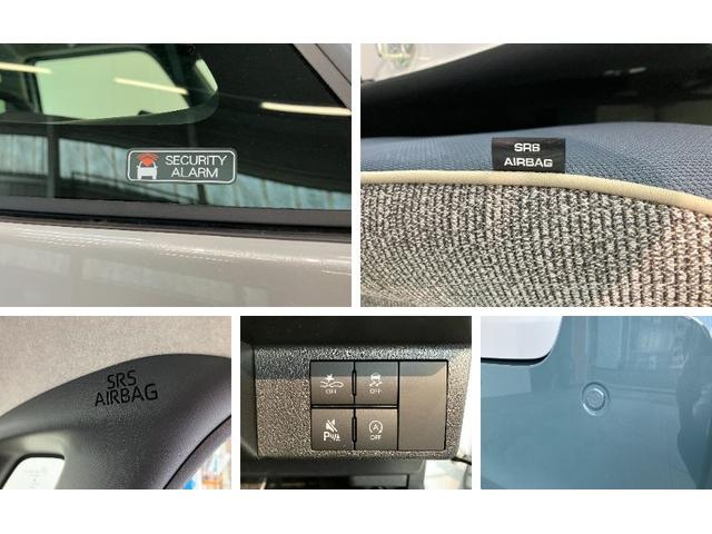 ムーヴキャンバスストライプスＧ　届出済未使用車　両側電動スライドドア衝突被害軽減ブレーキ　スマアシ　コーナーセンサー　ＬＥＤ　スマートキー　両側電動スライドドア　前席シートヒーター　オートエアコン　ナビ取付時用バックカメラ　オートライト（滋賀県）の中古車