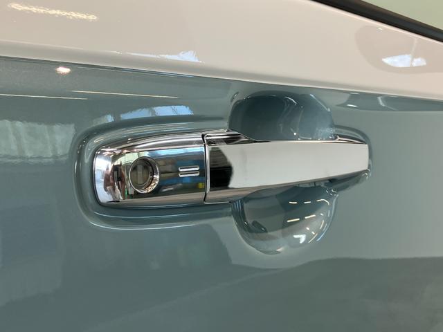 ムーヴキャンバスストライプスＧ　届出済未使用車　両側電動スライドドア衝突被害軽減ブレーキ　スマアシ　コーナーセンサー　ＬＥＤ　スマートキー　両側電動スライドドア　前席シートヒーター　オートエアコン　ナビ取付時用バックカメラ　オートライト（滋賀県）の中古車