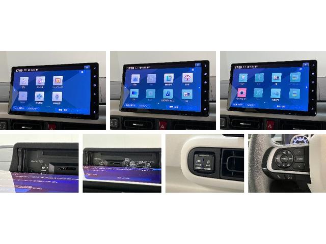 ムーヴキャンバスストライプスＧ　１０インチフルセグナビ　バックカメラ　ＬＥＤ衝突被害軽減ブレーキ　コーナーセンサー　１０型フルセグナビ　Ｂｌｕｅｔｏｏｔｈ　ＤＶＤ再生　ＣＤ録音　Ｂカメラ　前席シートヒーター　両側電動スライド　ＬＥＤ　オートライト　スマートキー　エコアイドル（滋賀県）の中古車