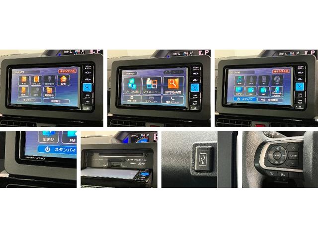 タントカスタムＸ　フルセグナビ　バックカメラ　前席シートヒーター衝突被害軽減ブレーキ　スマアシ　コーナーセンサー　ＬＥＤ　スマートキー　両側電動スライドドア　前席シートヒーター　オートエアコン　フルセグナビ　ＤＶＤ　Ｂｌｕｅｔｏｏｔｈ　ＵＳＢ　バックカメラ（滋賀県）の中古車