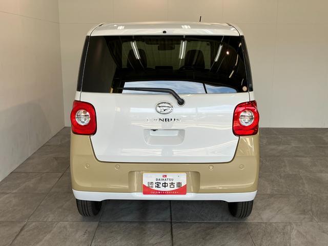 ムーヴキャンバスストライプスＧ　両側電動スライドドア　届出済未使用車衝突被害軽減ブレーキ　コーナーセンサー　バックカメラ（ナビ装着時用）　両側電動スライドドア　前席シートヒーター　電動パーキングブレーキ　ＬＥＤ　オートライト　オートエアコン　スマートキー　エコアイドル（滋賀県）の中古車