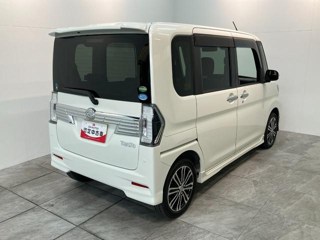 タントカスタムＲＳトップエディションＳＡ２　４ＷＤ　ナビ　Ｂカメラ衝突被害軽減ブレーキ　スマアシ２　フルセグナビ　Ｂｌｕｅｔｏｏｔｈ　ＤＶＤ　ＵＳＢ　バックカメラ　４ＷＤ　ターボ　両側電動スライドドア　ＬＥＤ　オートライト　スマートキー　エコアイドル（滋賀県）の中古車
