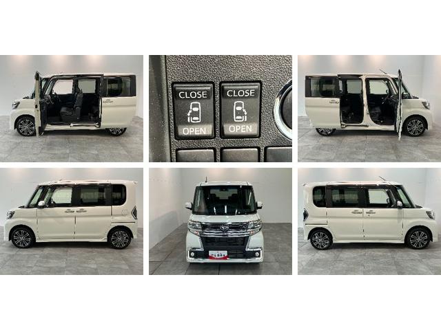 タントカスタムＲＳトップエディションＳＡ２　４ＷＤ　ナビ　Ｂカメラ衝突被害軽減ブレーキ　スマアシ２　フルセグナビ　Ｂｌｕｅｔｏｏｔｈ　ＤＶＤ　ＵＳＢ　バックカメラ　４ＷＤ　ターボ　両側電動スライドドア　ＬＥＤ　オートライト　スマートキー　エコアイドル（滋賀県）の中古車