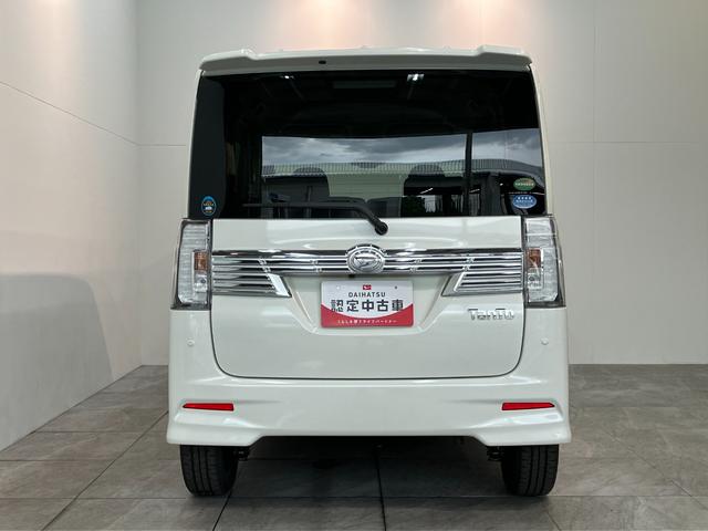 タントカスタムＲＳトップエディションＳＡ２　４ＷＤ　ナビ　Ｂカメラ衝突被害軽減ブレーキ　スマアシ２　フルセグナビ　Ｂｌｕｅｔｏｏｔｈ　ＤＶＤ　ＵＳＢ　バックカメラ　４ＷＤ　ターボ　両側電動スライドドア　ＬＥＤ　オートライト　スマートキー　エコアイドル（滋賀県）の中古車