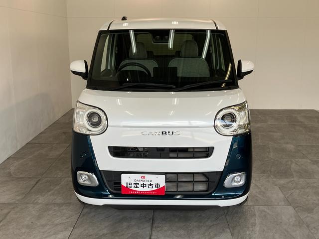ムーヴキャンバスストライプスＧターボ　フルセグナビ　バックカメラ　クルコン衝突被害軽減ブレーキ　コーナーセンサー　フルセグナビ　ＤＶＤ再生　Ｂｌｕｅｔｏｏｔｈ　ＵＳＢ　バックカメラ　両側電動スライドドア　前席シートヒーター　ＬＥＤ　レーダークルコン　スマートキー（滋賀県）の中古車
