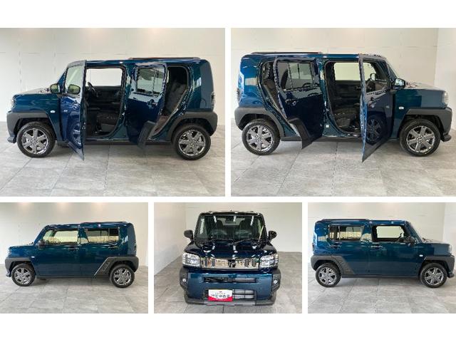 タフトG ダーククロムベンチャー クルコン 届出済未使用車衝突被害軽減ブレーキ コーナーセンサー バックカメラ(ナビ装着時用) 前席シートヒーター スカイフィールトップ LED レーダークルーズコントロール オートエアコン スマートキー エコアイドル(滋賀県)の中古車