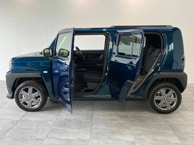 タフトG ダーククロムベンチャー クルコン 届出済未使用車衝突被害軽減ブレーキ コーナーセンサー バックカメラ(ナビ装着時用) 前席シートヒーター スカイフィールトップ LED レーダークルーズコントロール オートエアコン スマートキー エコアイドル(滋賀県)の中古車