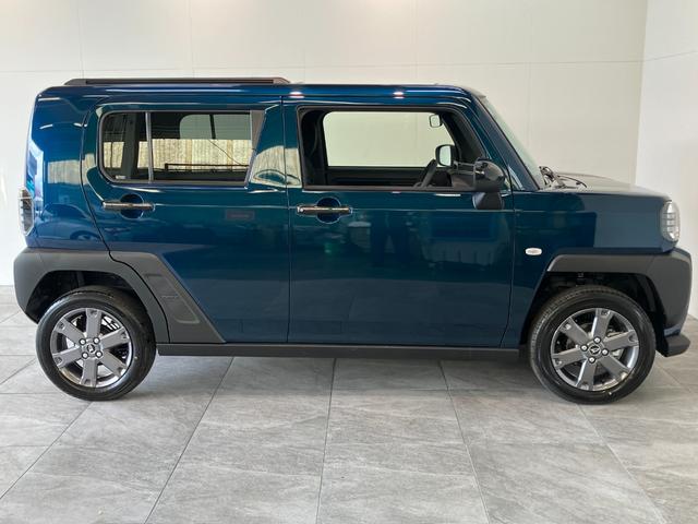 タフトG ダーククロムベンチャー クルコン 届出済未使用車衝突被害軽減ブレーキ コーナーセンサー バックカメラ(ナビ装着時用) 前席シートヒーター スカイフィールトップ LED レーダークルーズコントロール オートエアコン スマートキー エコアイドル(滋賀県)の中古車