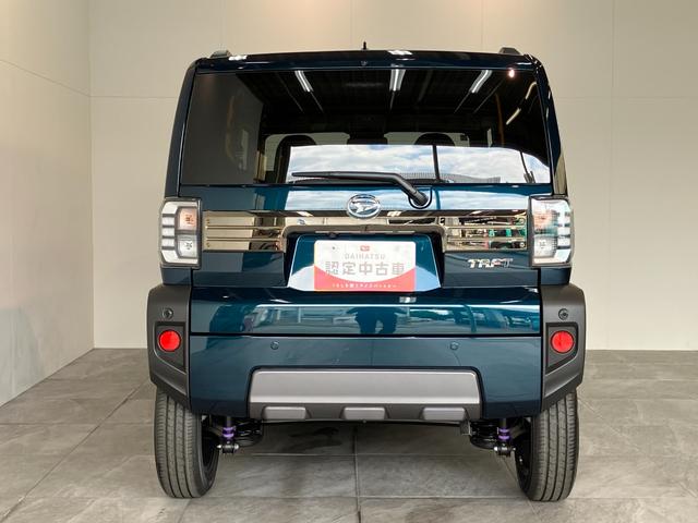 タフトG ダーククロムベンチャー クルコン 届出済未使用車衝突被害軽減ブレーキ コーナーセンサー バックカメラ(ナビ装着時用) 前席シートヒーター スカイフィールトップ LED レーダークルーズコントロール オートエアコン スマートキー エコアイドル(滋賀県)の中古車