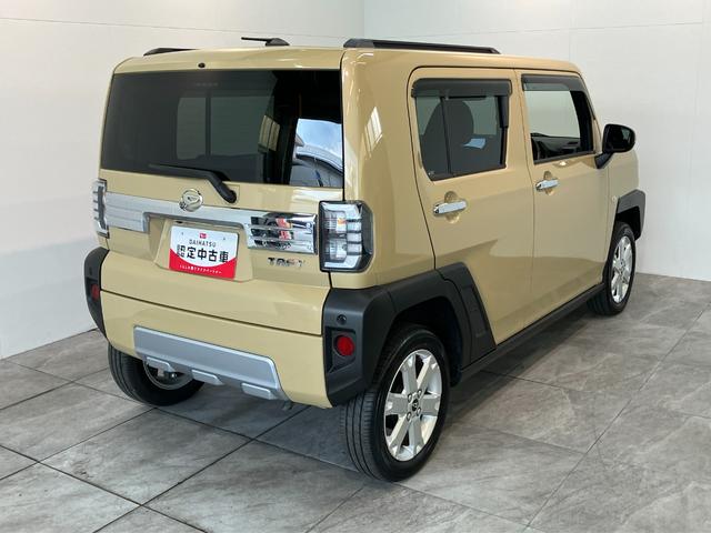 タフトＧクロムベンチャー　４ＷＤ　９型ナビ　Ｐカメラ　前後ドラレコ衝突被害軽減ブレーキ　コーナーセンサー　９インチフルセグナビ　パノラマカメラ　ＤＶＤ　Ｂｌｕｅｔｏｏｔｈ　ＵＳＢ　前後ドラレコ　前席シートヒーター　電動パーキング　ＬＥＤ　スマートキー　エコアイドル（滋賀県）の中古車