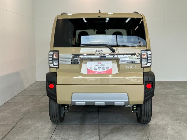 タフトＧクロムベンチャー　４ＷＤ　９型ナビ　Ｐカメラ　前後ドラレコ衝突被害軽減ブレーキ　コーナーセンサー　９インチフルセグナビ　パノラマカメラ　ＤＶＤ　Ｂｌｕｅｔｏｏｔｈ　ＵＳＢ　前後ドラレコ　前席シートヒーター　電動パーキング　ＬＥＤ　スマートキー　エコアイドル（滋賀県）の中古車