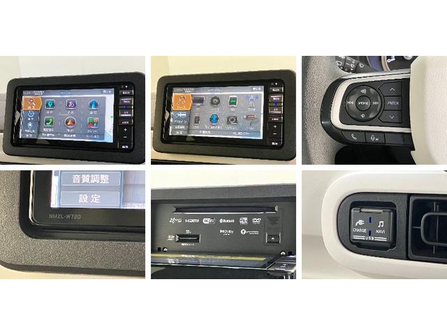 ムーヴキャンバスストライプスＧターボ　フルセグナビ　バックカメラ　ドラレコ衝突被害軽減ブレーキ　コーナーセンサー　ターボ　フルセグナビ　Ｂｌｕｅｔｏｏｔｈ　ＤＶＤ再生　ＣＤ録音　Ｂカメラ　前後ドラレコ　クルーズコントロール　前席シートヒーター　両側電動スライド　エコアイドル（滋賀県）の中古車