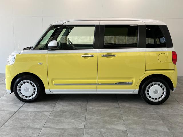 ムーヴキャンバスストライプスＧターボ　フルセグナビ　バックカメラ　ドラレコ衝突被害軽減ブレーキ　コーナーセンサー　ターボ　フルセグナビ　Ｂｌｕｅｔｏｏｔｈ　ＤＶＤ再生　ＣＤ録音　Ｂカメラ　前後ドラレコ　クルーズコントロール　前席シートヒーター　両側電動スライド　エコアイドル（滋賀県）の中古車