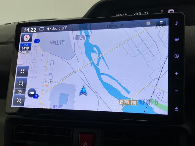 タントＸターボ　１０型フナビ　Ｐカメラ　ドラレコ　スマートキー衝突被害軽減ブレーキ　コーナーセンサー　スマートパノラマパーキング　１０型フルセグナビ　Ｂｌｕｅｔｏｏｔｈ　ＤＶＤ再生　ＵＳＢ　パノラマカメラ　左側電動スライドドア　前席シートヒーター　エコアイドル（滋賀県）の中古車