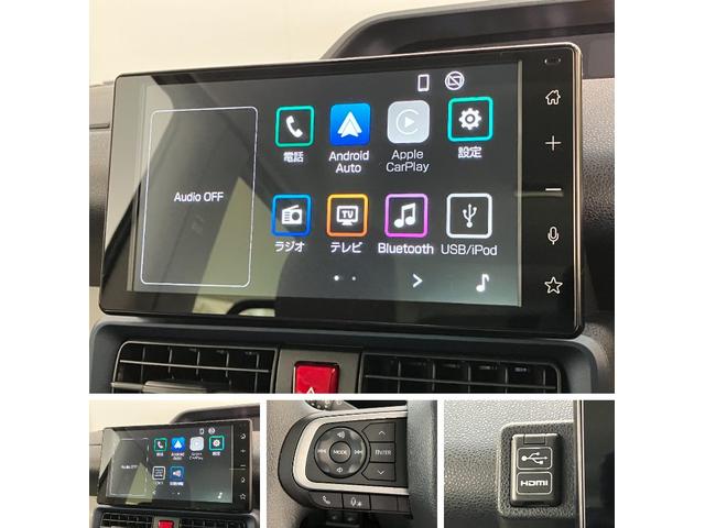 タントＸ　９型ディスプレイオーディオ　バックカメラ　届出済未使用車衝突被害軽減ブレーキ　コーナーセンサー　９型ディスプレイオーディオ　フルセグ　Ｂｌｕｅｔｏｏｔｈ　バックカメラ　前席シートヒーター　左側電動スライド　ＬＥＤ　オートライト　スマートキー　エコアイドル（滋賀県）の中古車