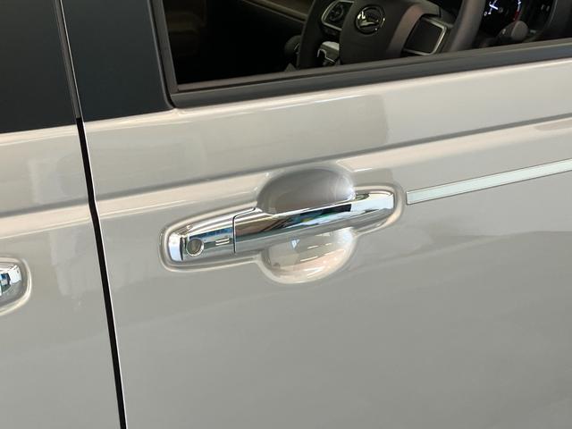 ムーヴキャンバスセオリーＧ　両側電動スライドドア　ＬＥＤ　届出済未使用車衝突被害軽減ブレーキ　コーナーセンサー　バックカメラ（ナビ装着時用）　両側電動スライドドア　前席シートヒーター　電動パーキングブレーキ　ＬＥＤ　オートライト　オートエアコン　スマートキー　エコアイドル（滋賀県）の中古車