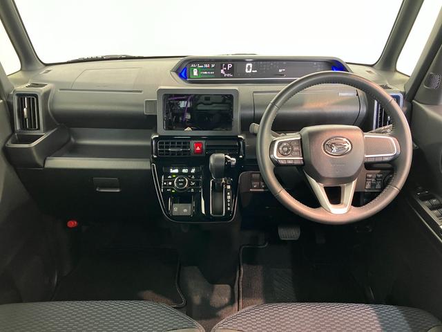 タントカスタムＲＳ　ターボ　両側電動スライドドア　スマートキー衝突被害軽減ブレーキ　コーナーセンサー　ターボ　バックカメラ（ナビ装着時用）　両側電動スライドドア　前席シートヒーター　電動パーキングブレーキ　ＬＥＤ　オートライト　オートエアコン　エコアイドル（滋賀県）の中古車