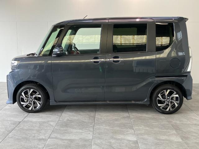 タントカスタムＸ　フルセグナビ　バックカメラ　前席シートヒーター衝突被害軽減ブレーキ　コーナーセンサー　フルセグナビ　Ｂｌｕｅｔｏｏｔｈ　ＤＶＤ再生　バックカメラ　前席シートヒーター　両側電動スライドドア　ＬＥＤ　オートライト　スマートキー　エコアイドル（滋賀県）の中古車